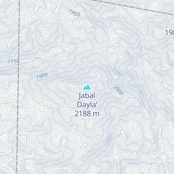Map of Jabal Dayla‘