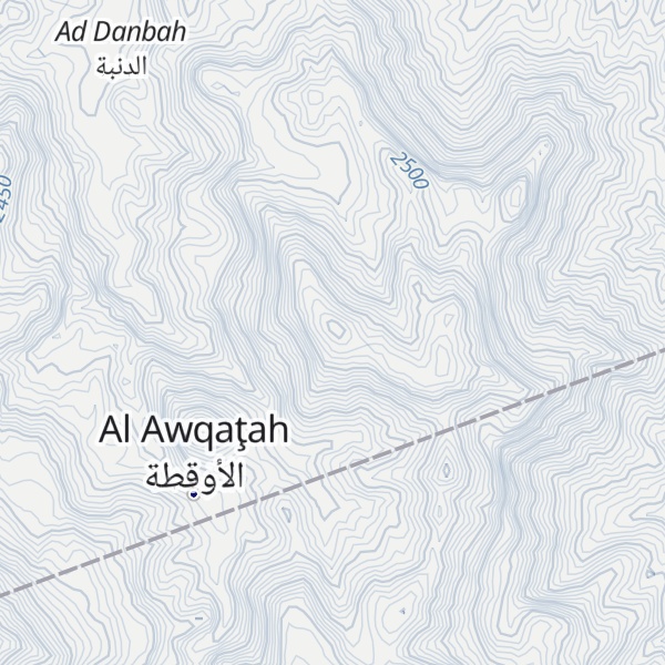 Map of Jabal al Ghashshah