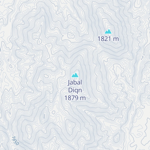Map of Jabal Diqn