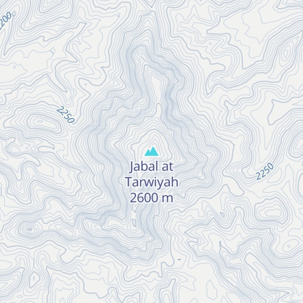 Map of Jabal at Tarwiyah
