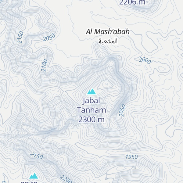 Map of Jabal Tanham