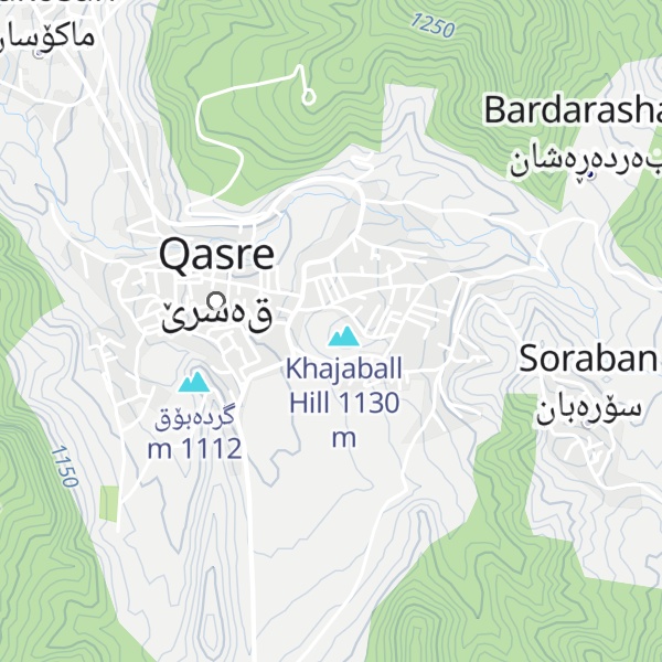 Map of Khajaball Hill
