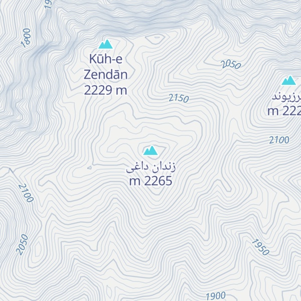 Map of زندان داغی