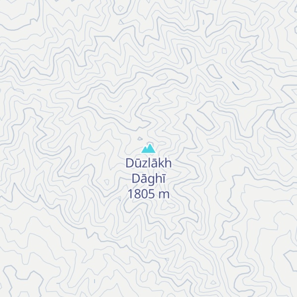 Map of Dūzlākh Dāghī