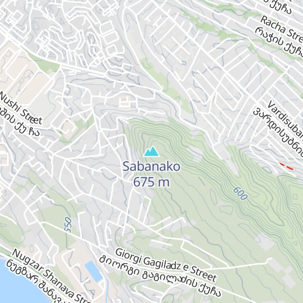 Map of Sabanako