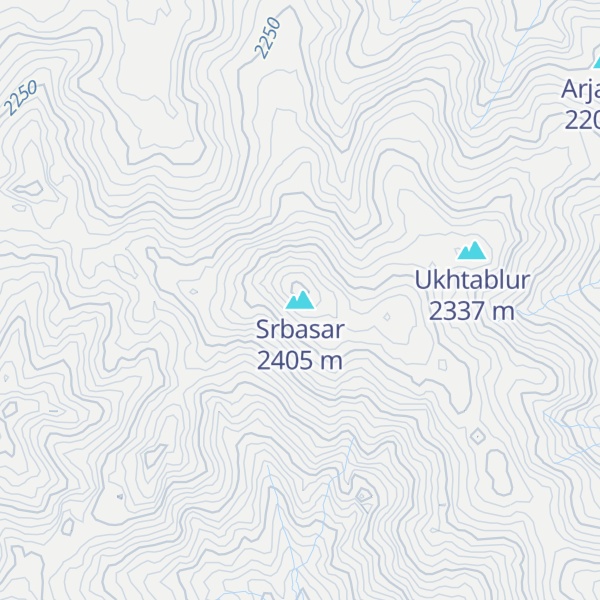 Map of Srbasar