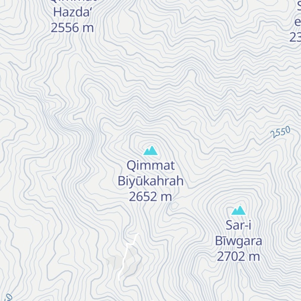 Map of Qimmat Biyūkahrah