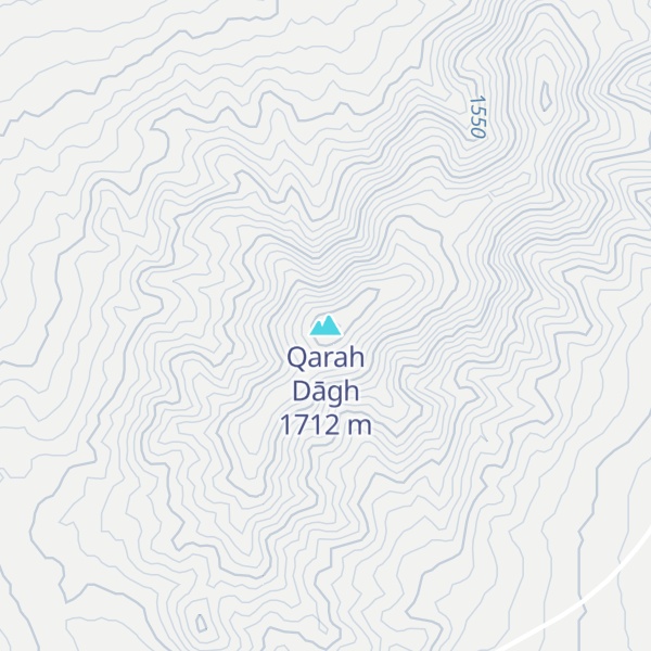 Map of Qarah Dāgh