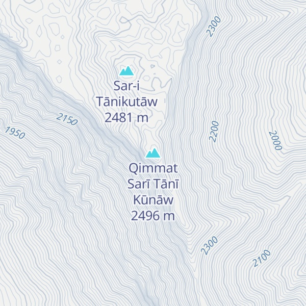 Map of Qimmat Sarī Tānī Kūnāw