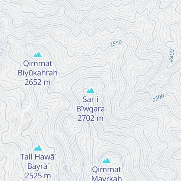 Map of Sar-i Bīwgara