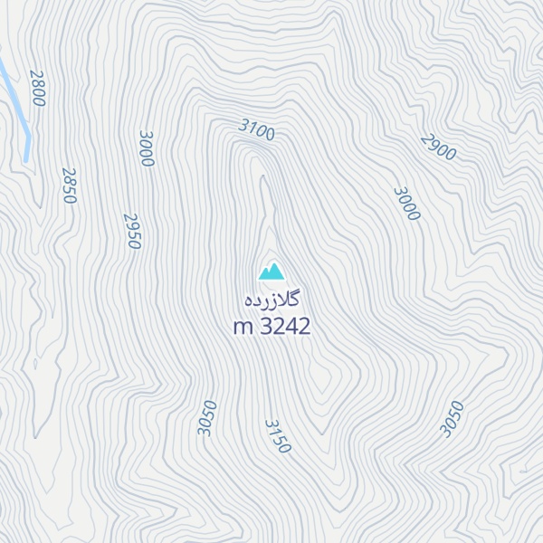 Map of گلازرده