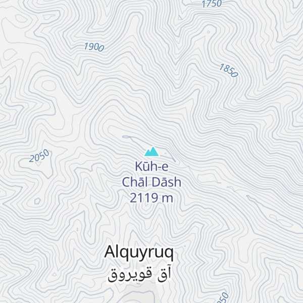 Map of Kūh-e Chāl Dāsh