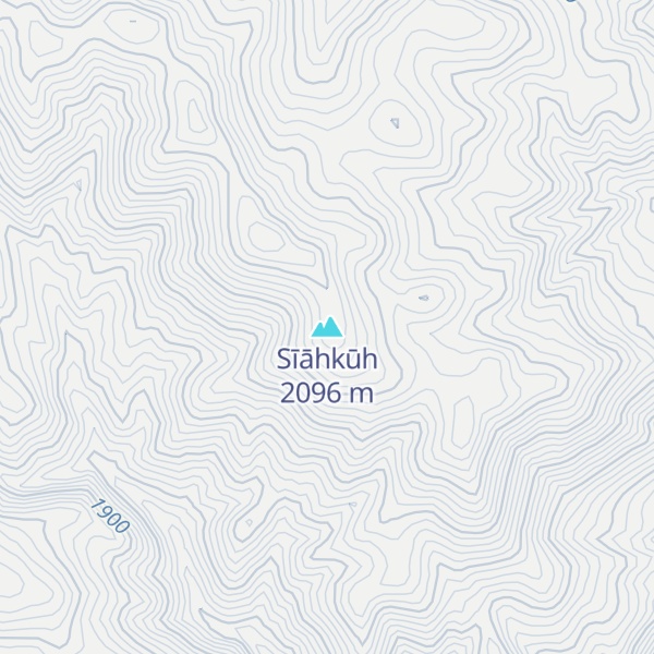Map of Sīāhkūh