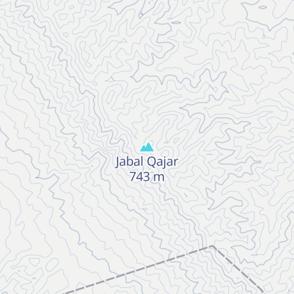 Map of Jabal Qajar