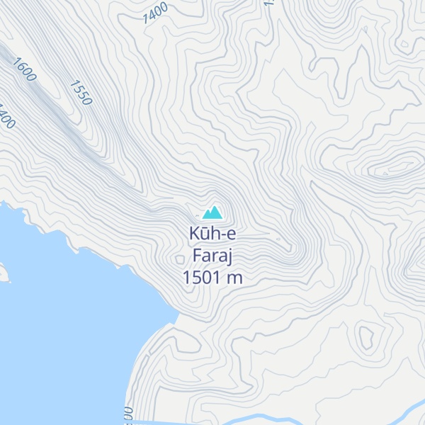 Map of Kūh-e Faraj