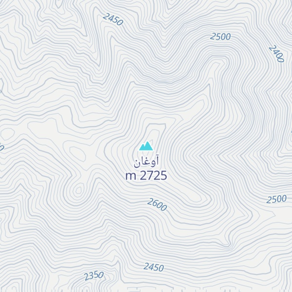 Map of آوغان