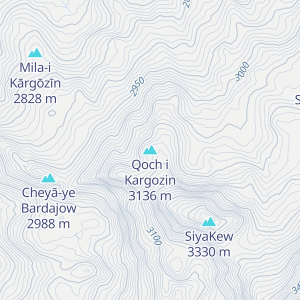 Map of Qoch i Kargozin