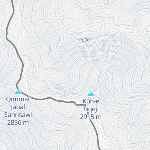 Map of Kūh-e Tīqetī