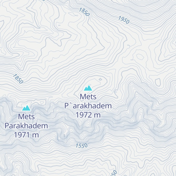 Map of Mets P`arakhadem