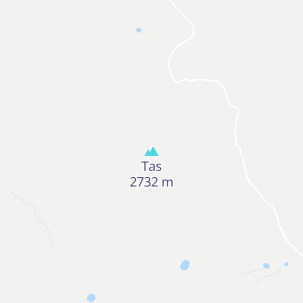 Map of Tas