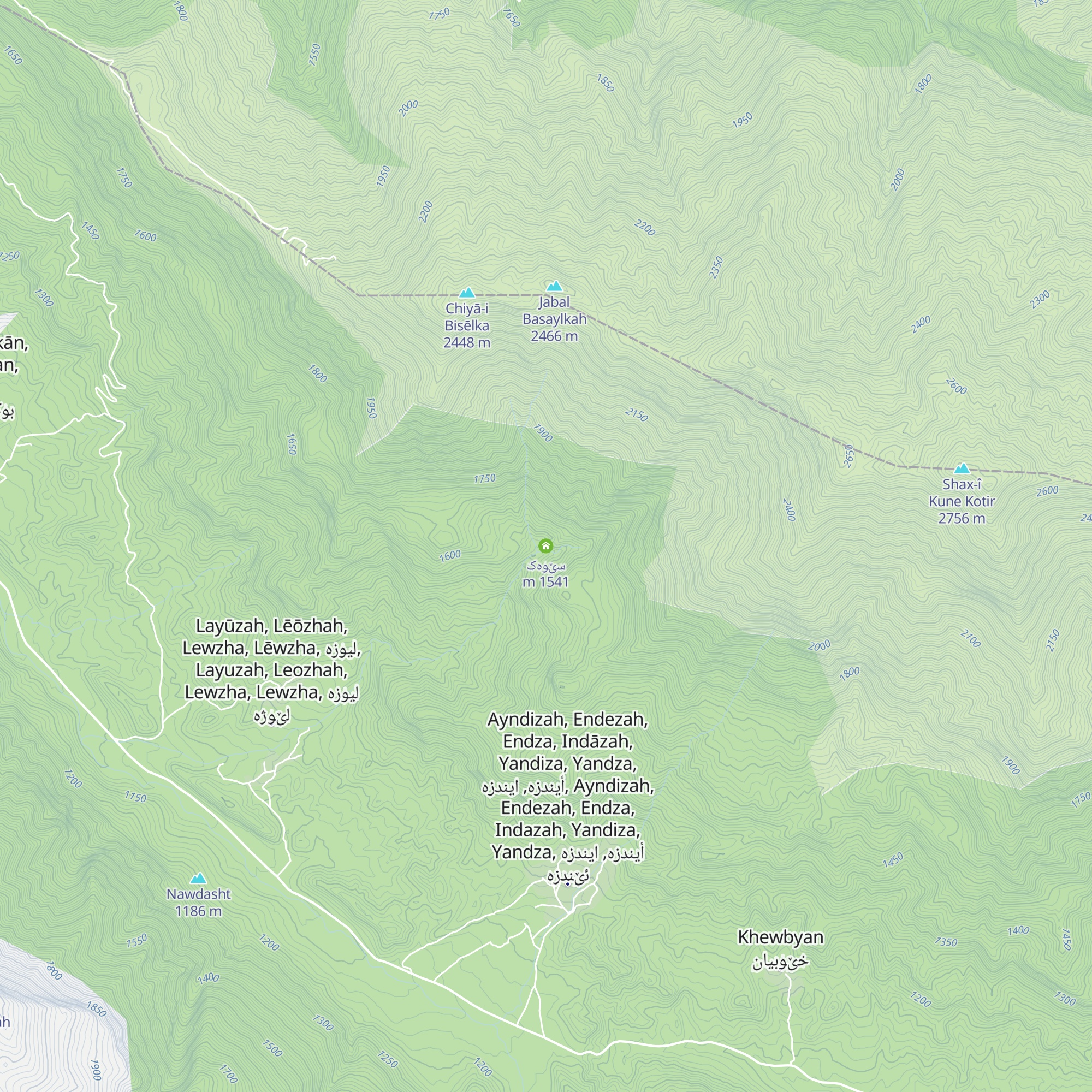 سێوەک map