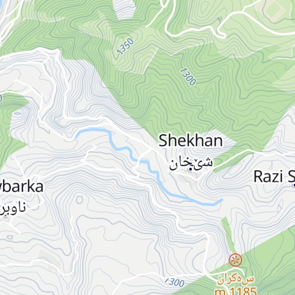 Map of Sakran Huts
