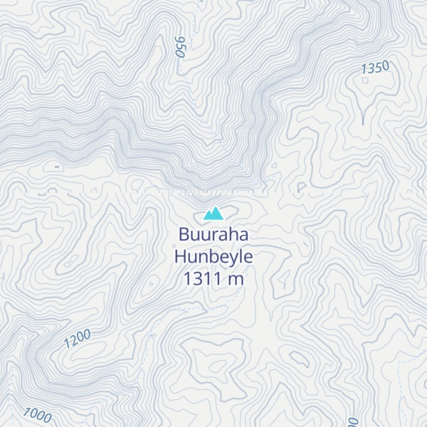 Map of Buuraha Hunbeyle