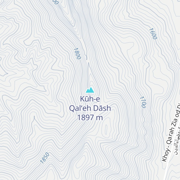 Map of Kūh-e Qal‘eh Dāsh