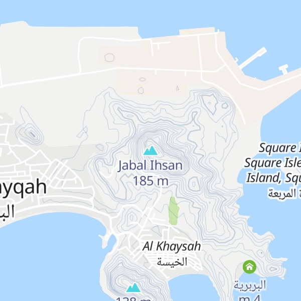 Map of Jabal Ihsan