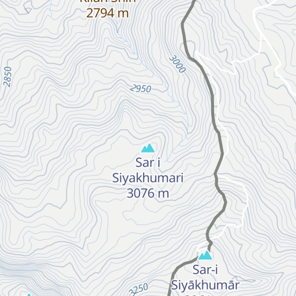 Map of Sar i Siyakhumari
