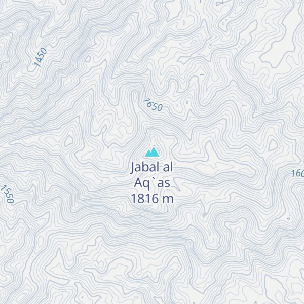 Map of Jabal al Aq`as