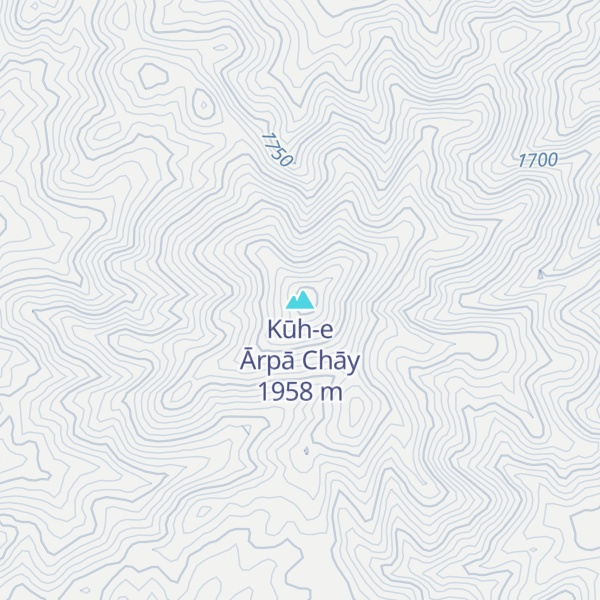 Map of Kūh-e Ārpā Chāy