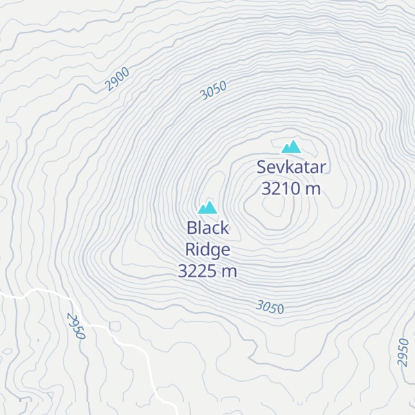 Map of Black Ridge