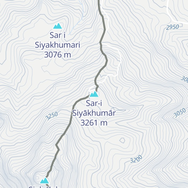 Map of Sar-i Siyākhumār
