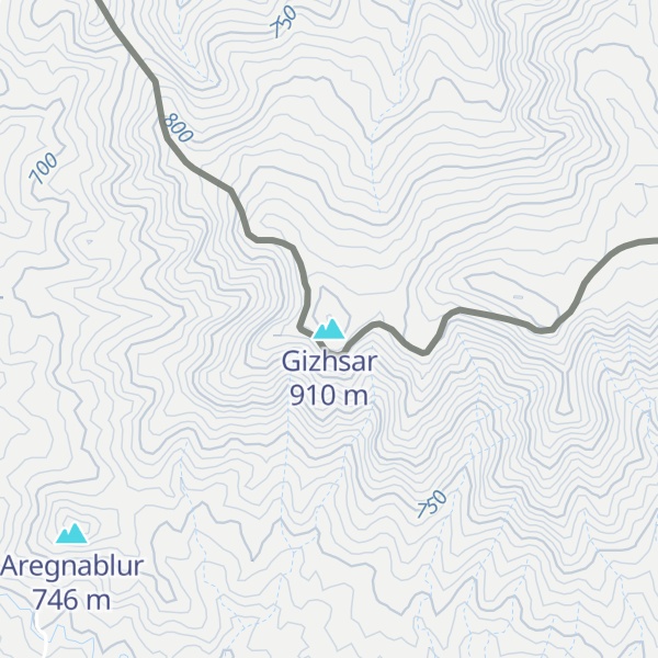 Map of Gizhsar