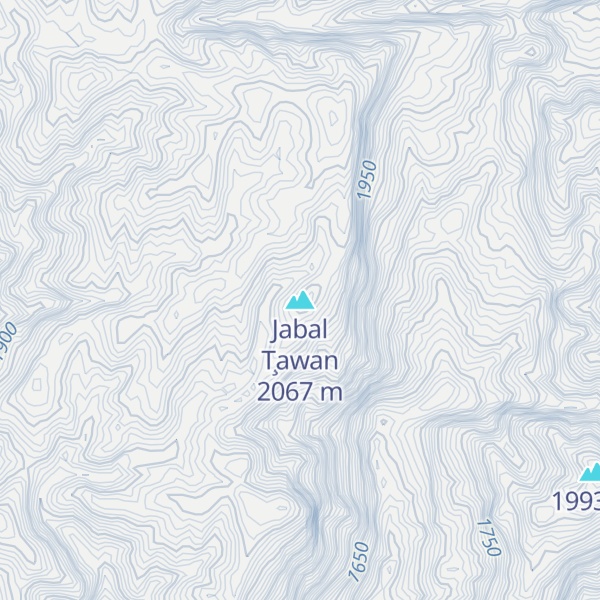 Map of Jabal Ţawan