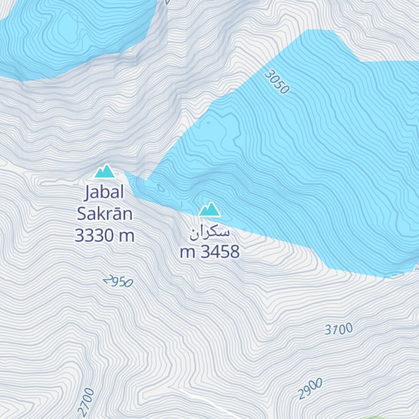 Map of سکران