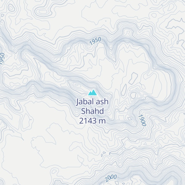 Map of Jabal ash Shahd