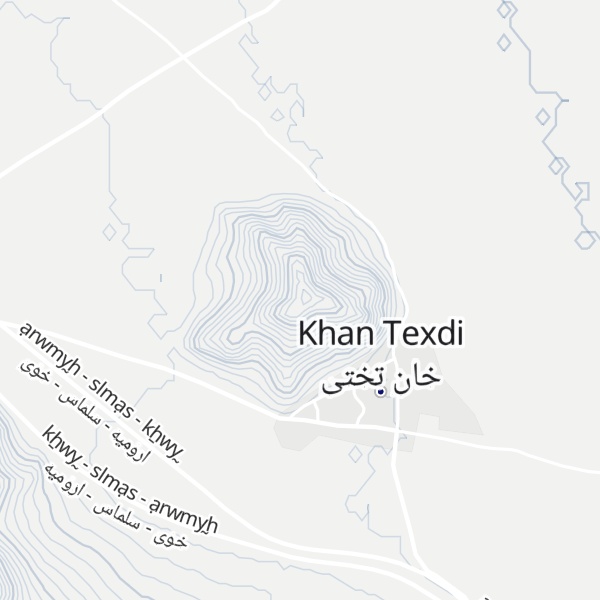 Map of Kūh-e Khān Takhtī