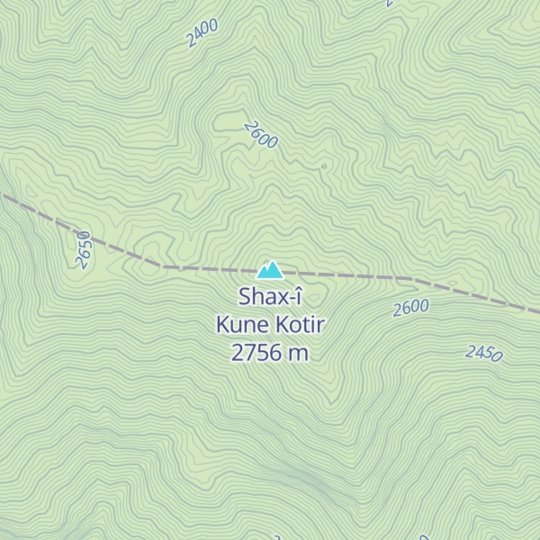 Map of Shax-î Kune Kotir