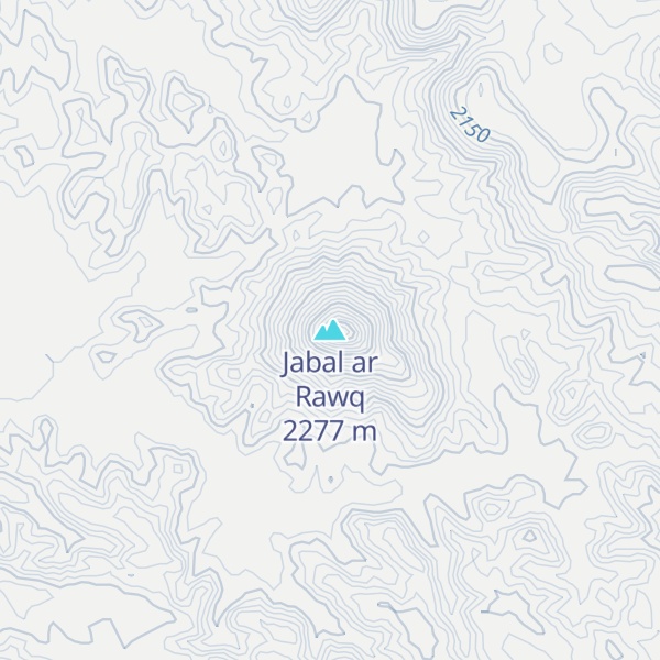 Map of Jabal ar Rawq
