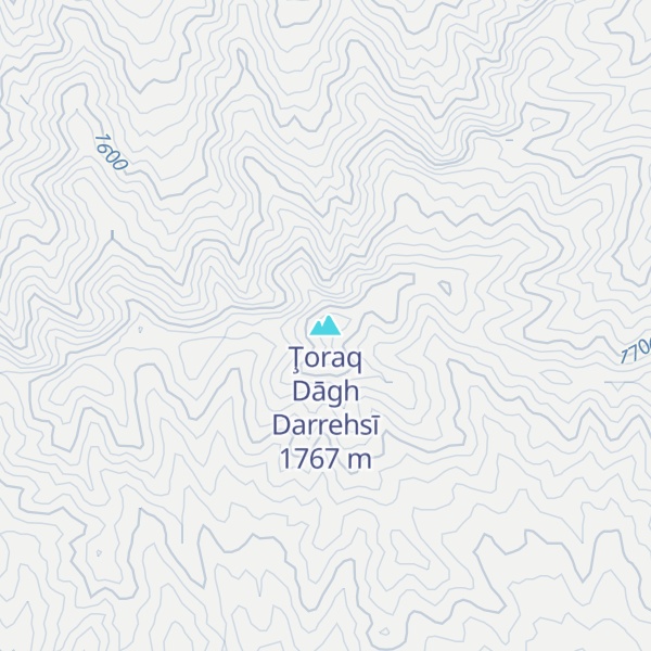 Map of Ţoraq Dāgh Darrehsī