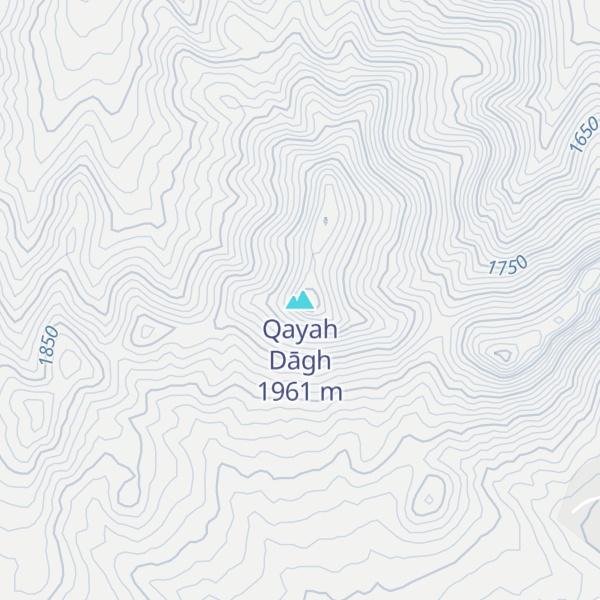 Map of Qayah Dāgh
