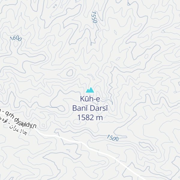Map of Kūh-e Banī Darsī