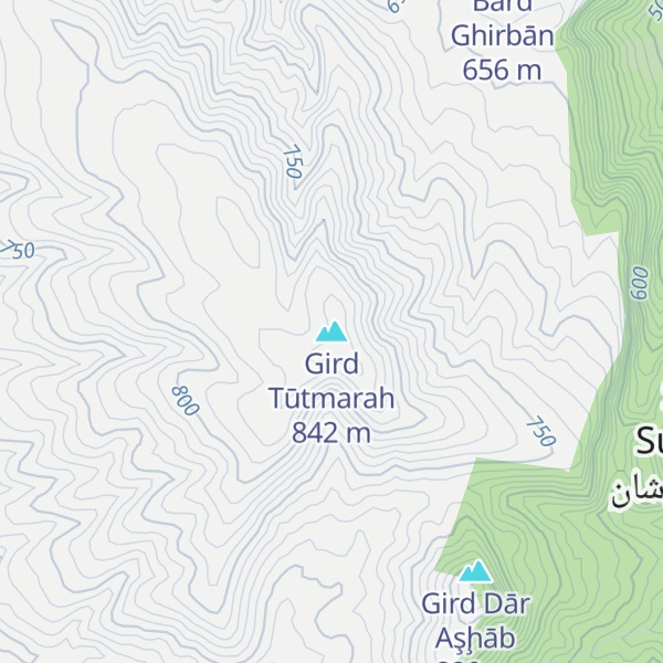 Map of Gird Tūtmarah