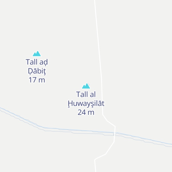 Map of Tall al Ḩuwayşilāt