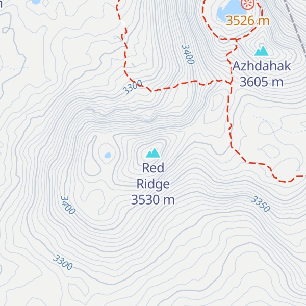 Map of Red Ridge
