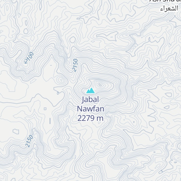 Map of Jabal Nawfan