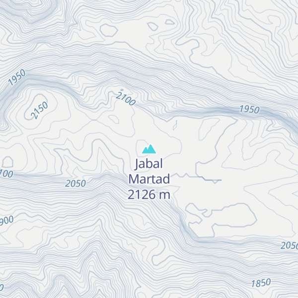 Map of Jabal Martad
