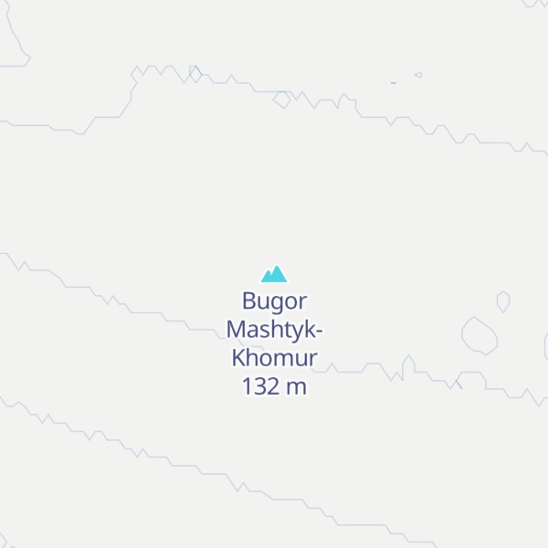 Map of Bugor Mashtyk-Khomur